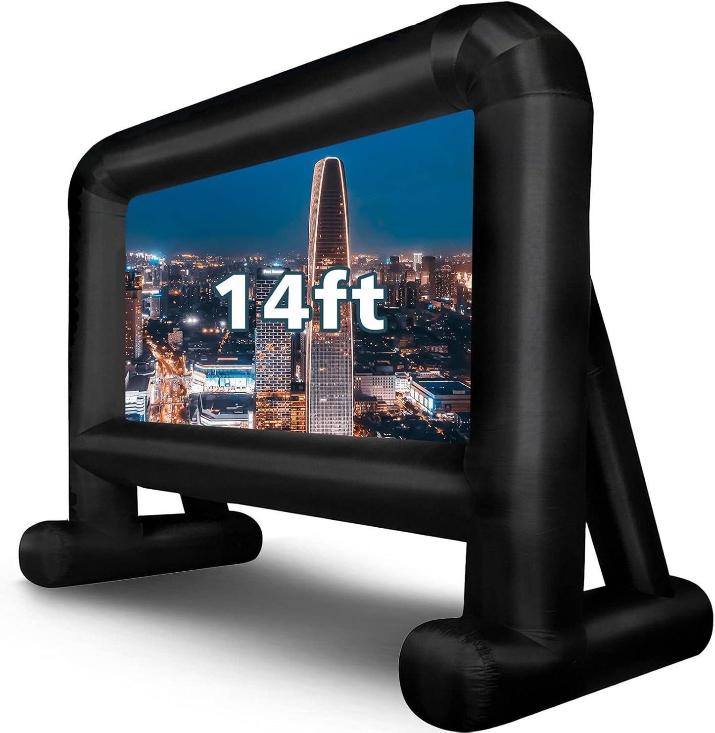 OUTTOY 14 FT Inflatable Movie Screen: Crisp Outdoor Projection