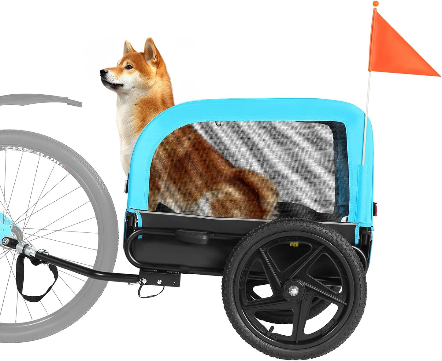 Sepnine Dog Bike Trailer for Small and Medium Pets - Safe & Easy