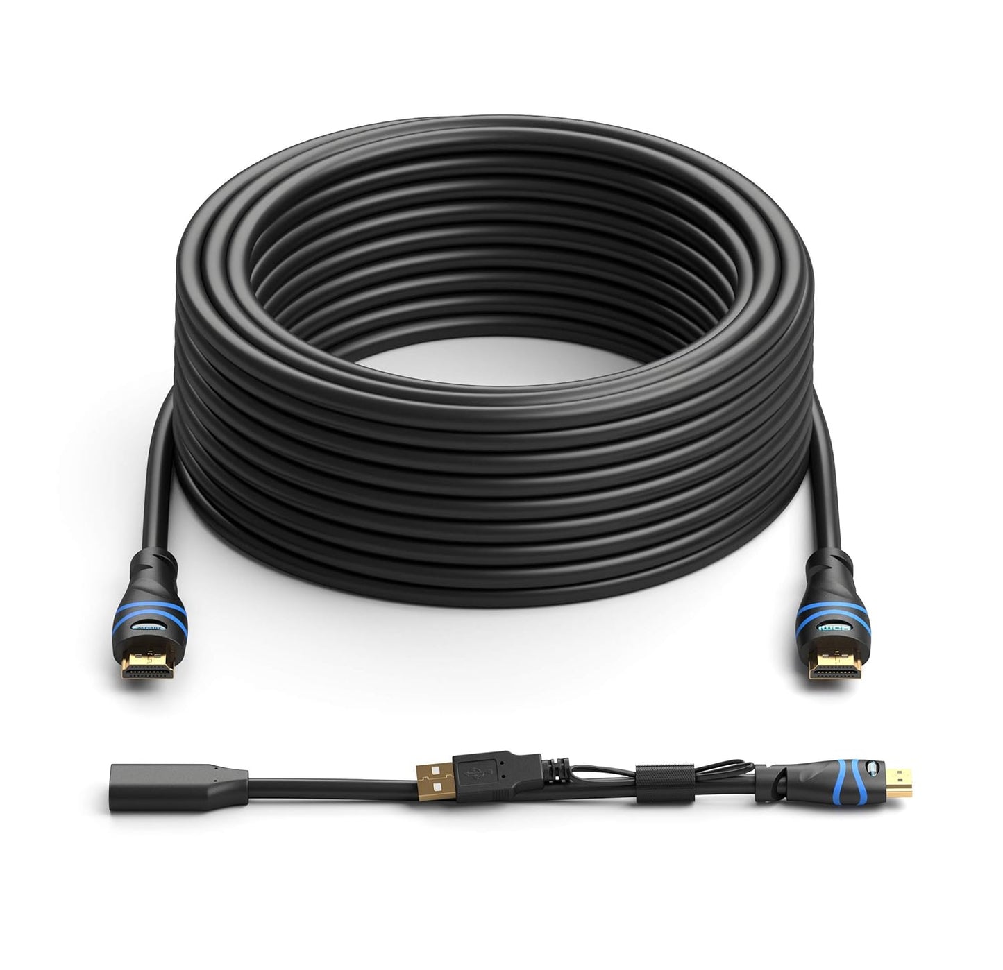4K HDMI Cable with Signal Booster for PS5, Xbox, and More