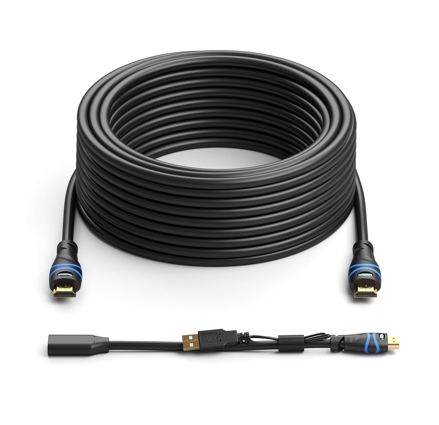4K HDMI Cable with Signal Booster for PS5, Xbox, and More