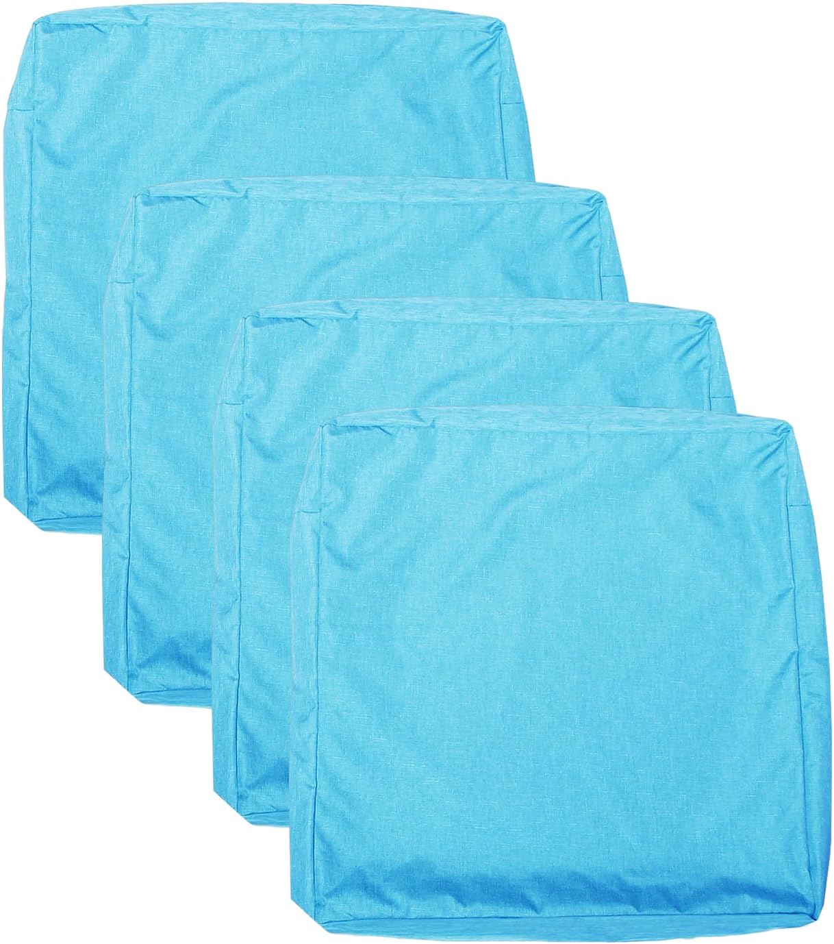 Patio Seat Cushion Covers for Outdoor Furniture - 4 Pack