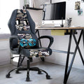 Ergonomic Massage Gaming Chair - Lumbar Support, Racing Style, Camo