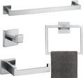 Brushed 4-Piece Bathroom Hardware Set 23.6 in Brushed Nickel - Durable