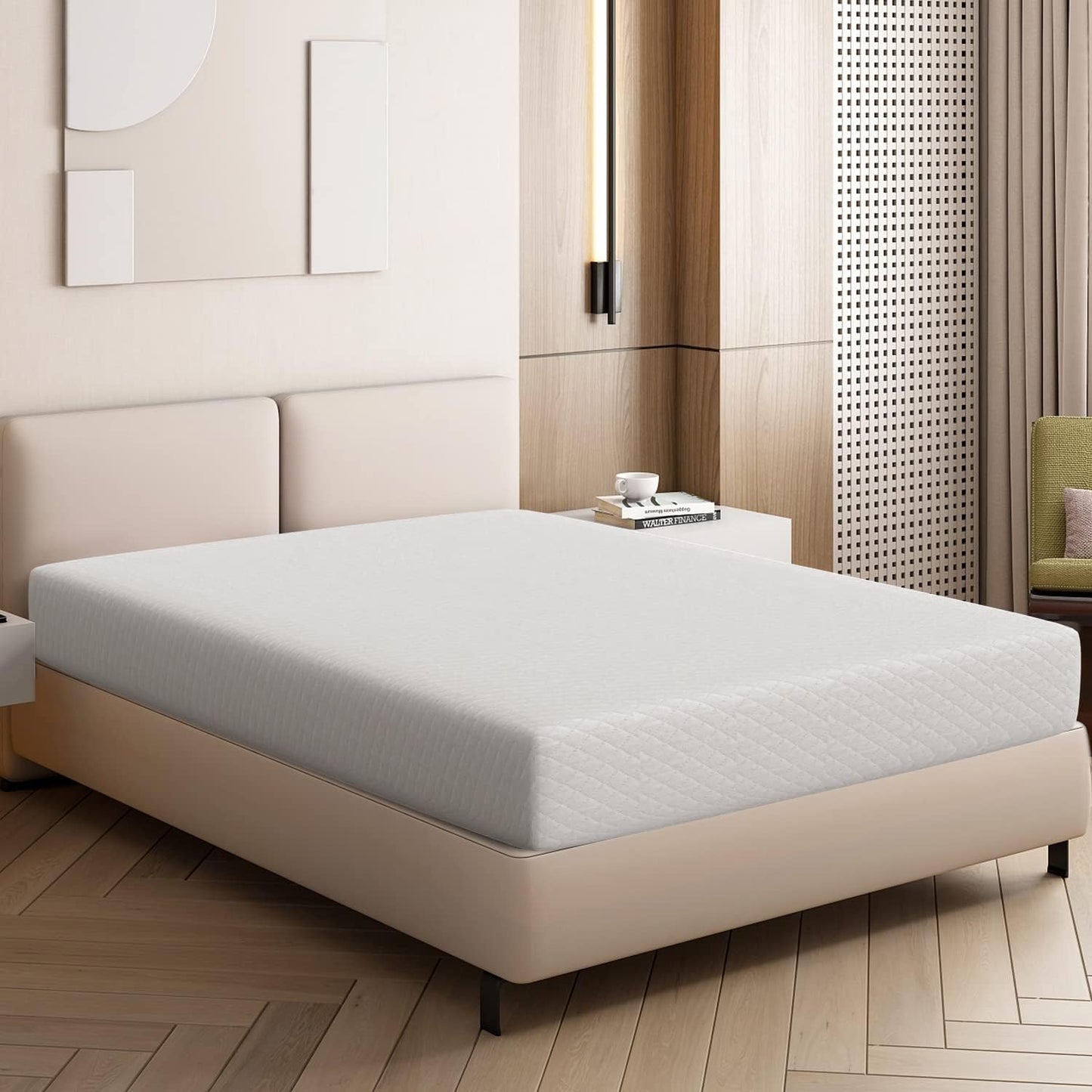 BestMassage 10 in Gel Memory Foam Mattress for Cool Sleep