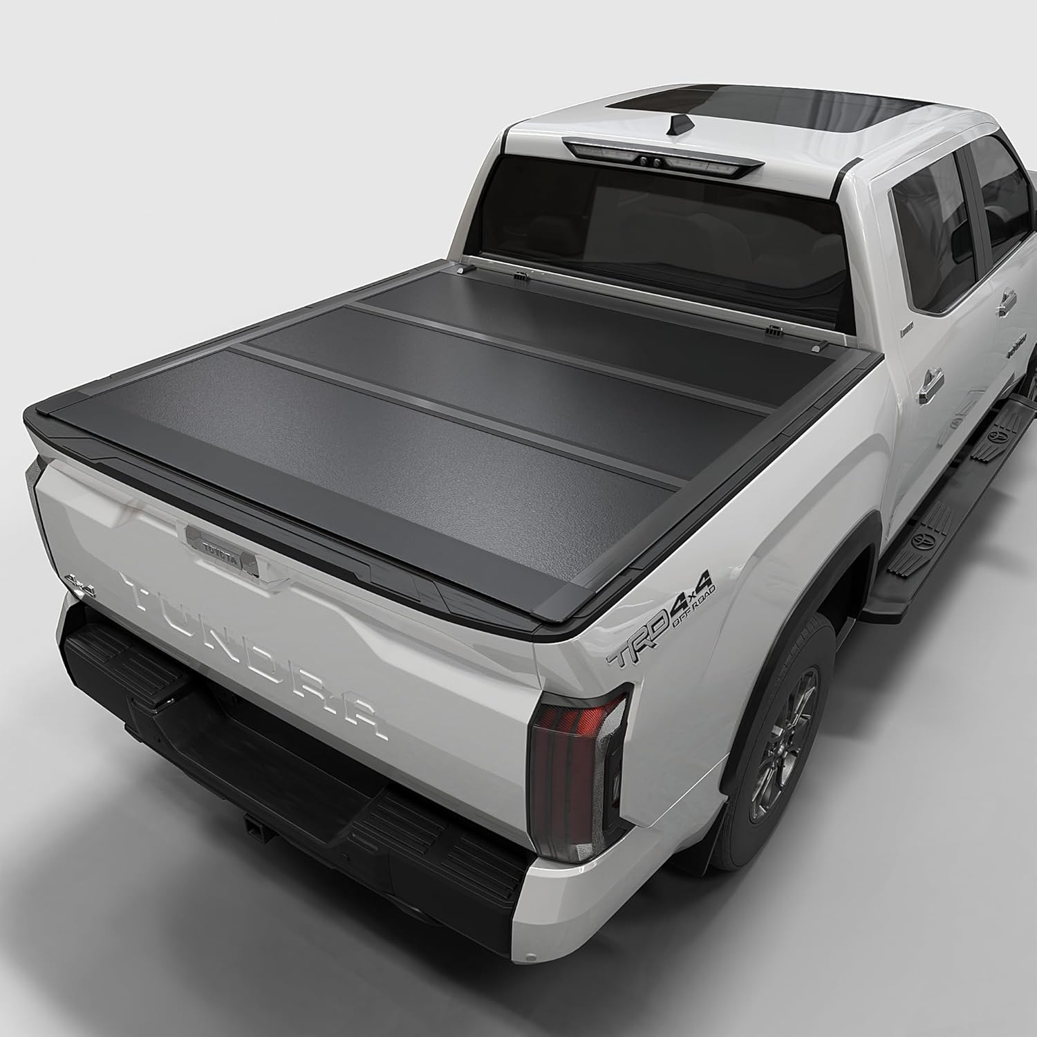 Low Profile Hard Folding Truck Bed Tonneau Cover for Tundra