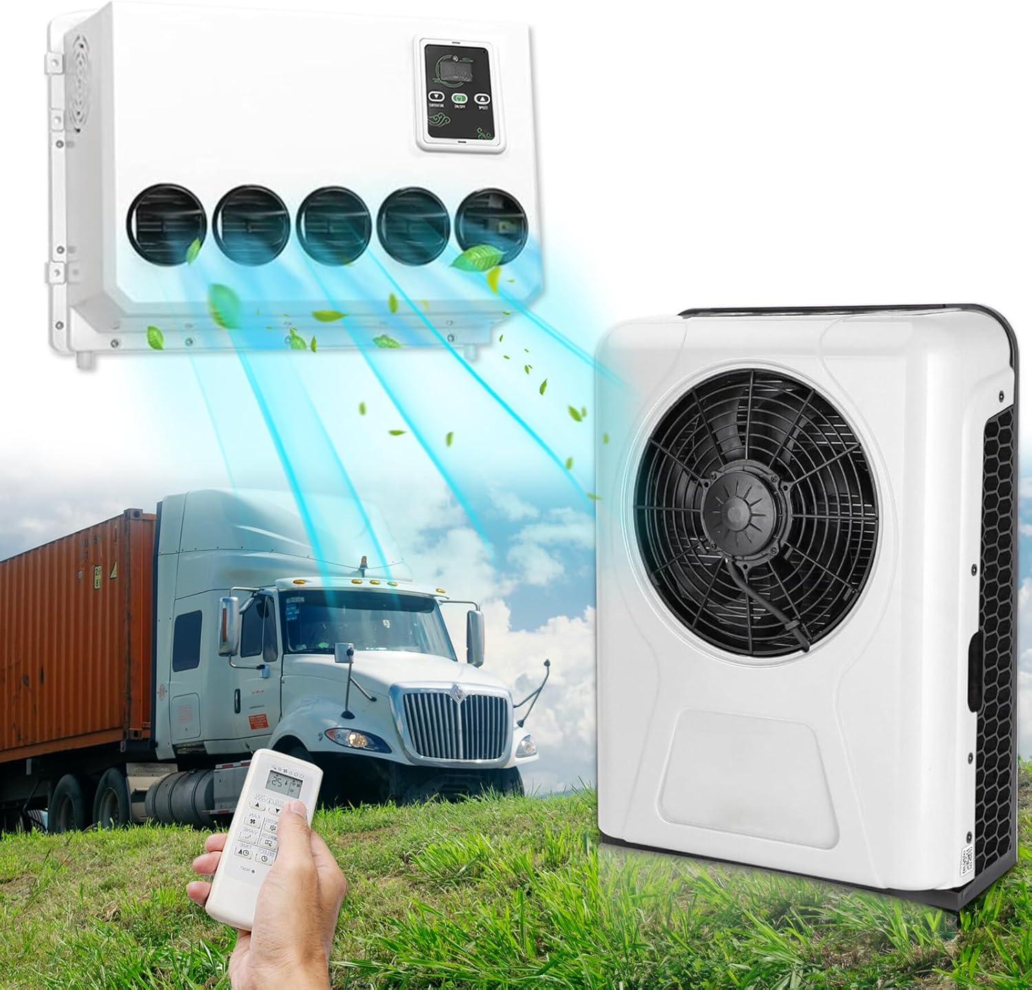 High-Efficiency 12V Mini Split A/C for Truckers - Bailigo