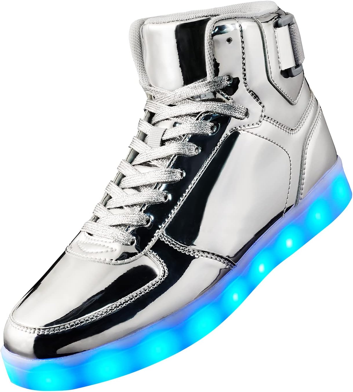 DIYJTS LED Light Up Shoes - High Top USB Rechargeable Sneakers