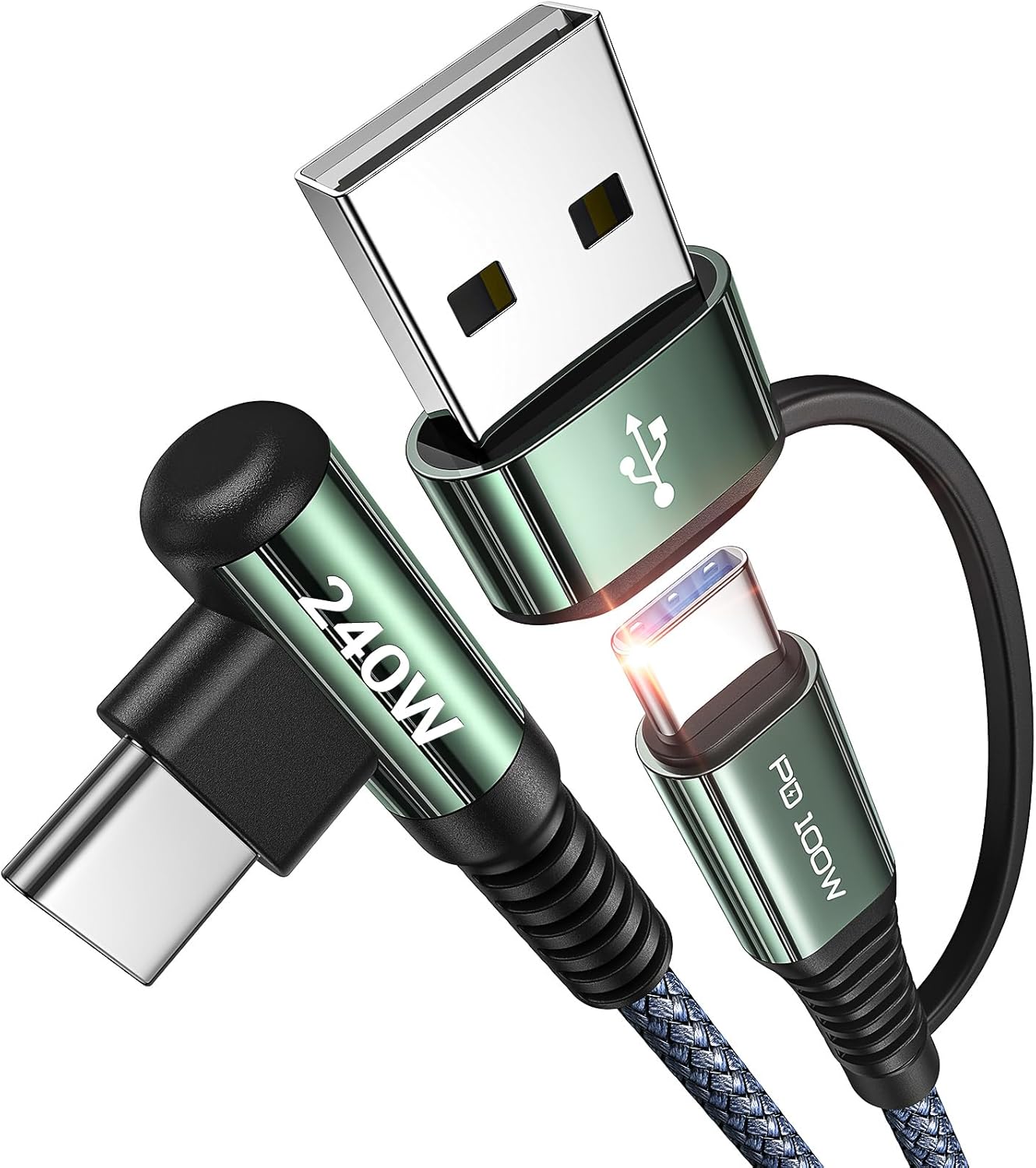 240W AINOPE 10ft Fast Charging USB C Cable