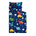 Wake In Cloud Toddler Nap Mat with Pillow and Blanket - Portable Nap