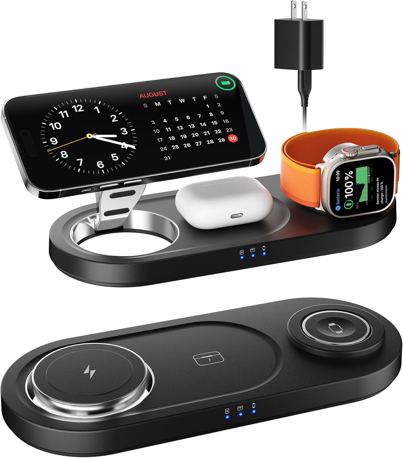 Fast Wireless Charging Station for Apple Devices