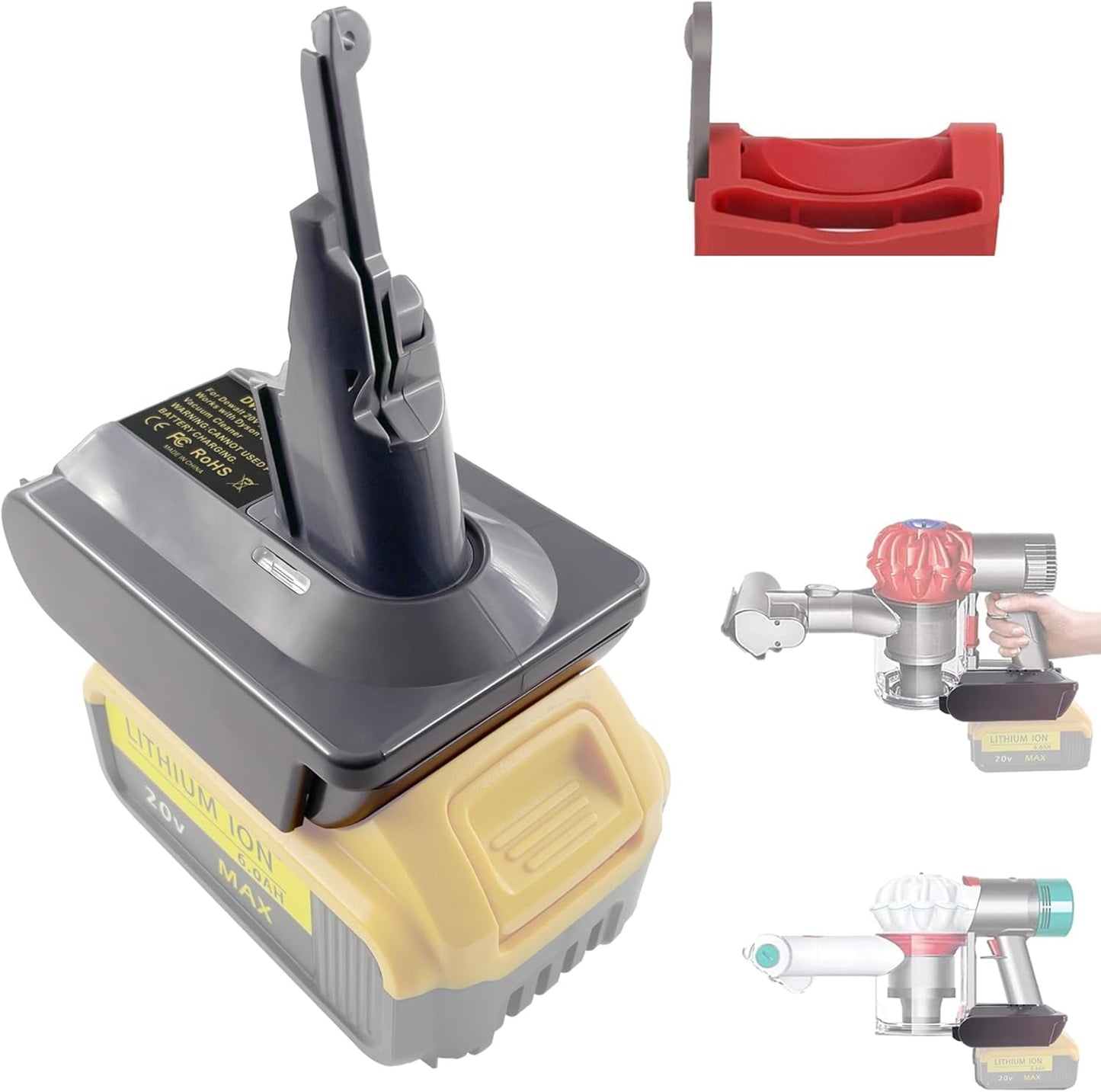 Dyson V8 Battery Adapter Converter - Trigger Lock