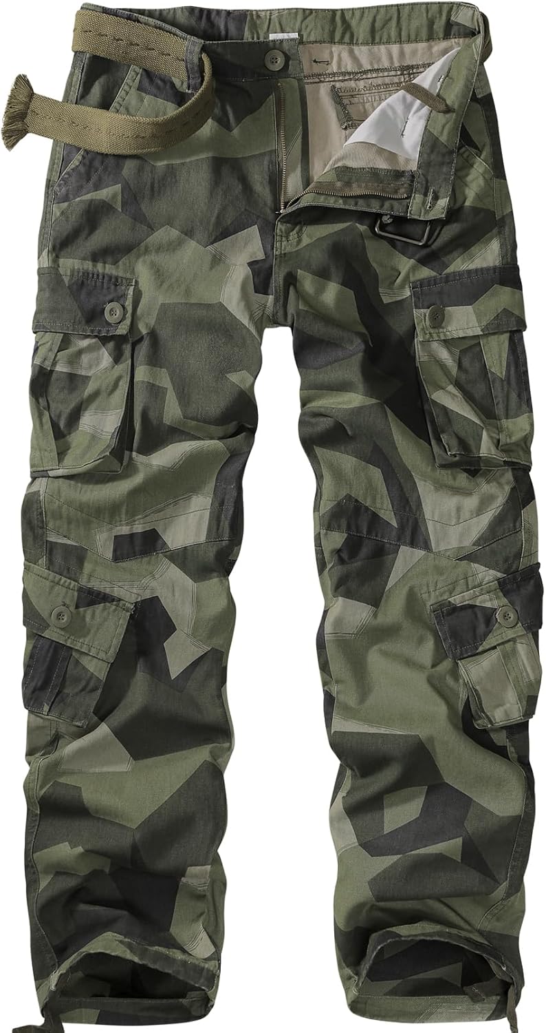 Men's BDU Casual Military Pants for Outdoor Activities and Work