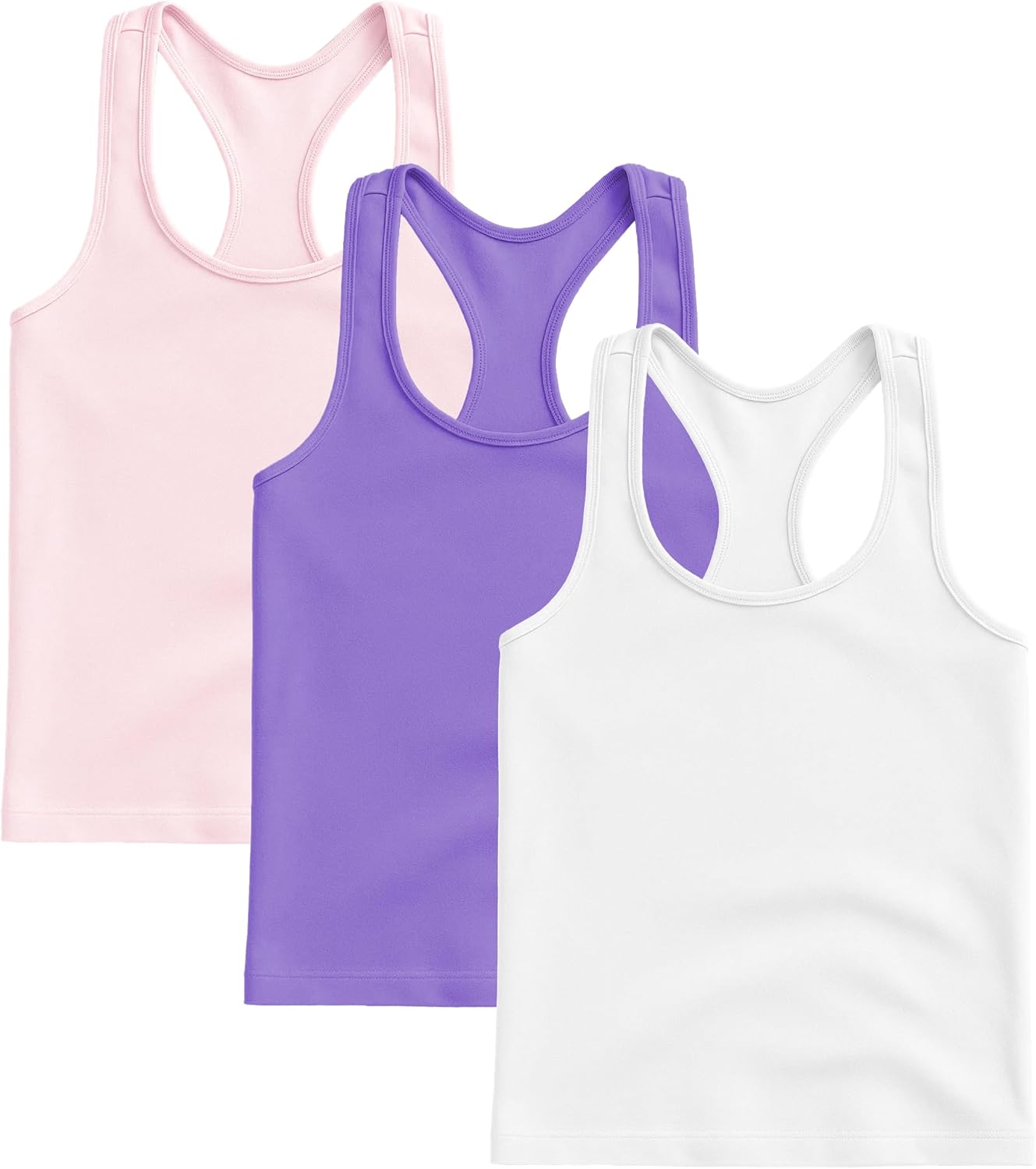 Kurve Premium Girls Seamless Supersoft Racerback Tank Top