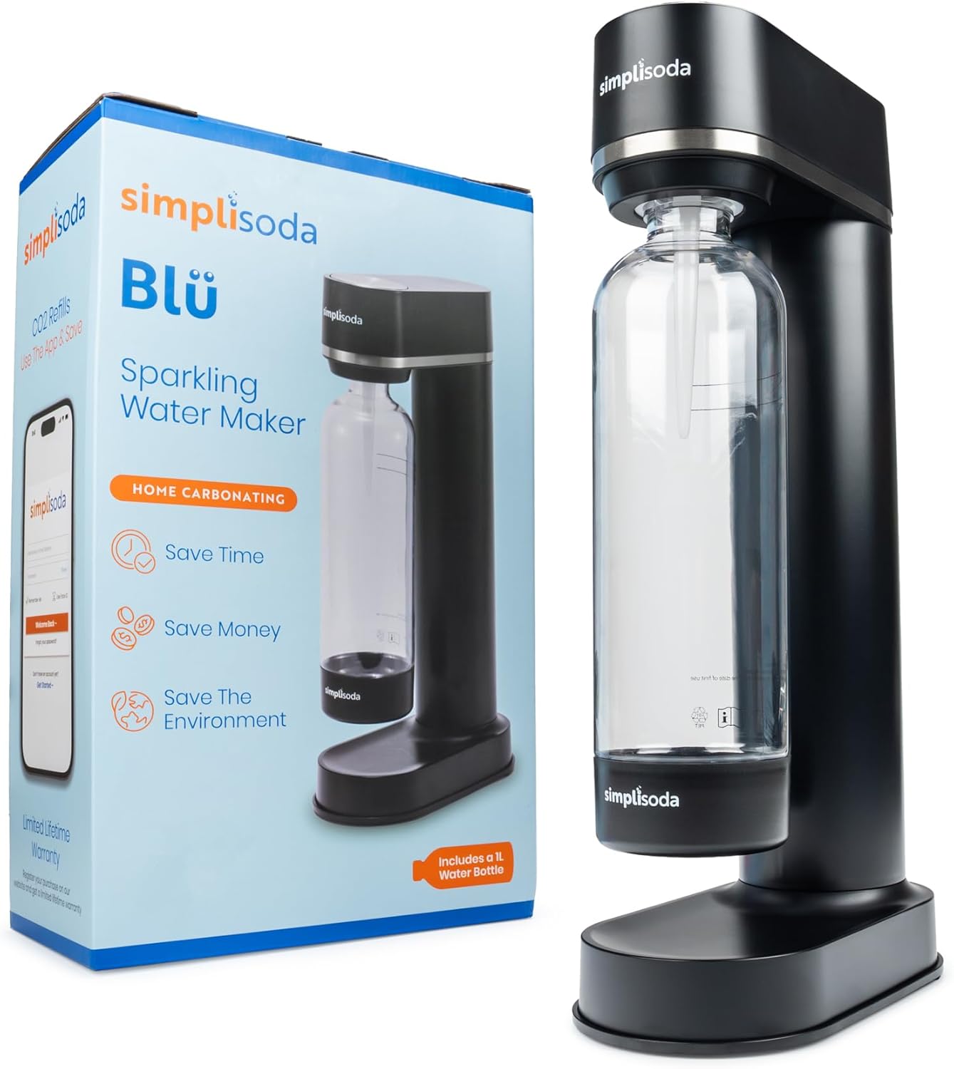 Instantly Make Sparkling Water - Simpli Soda