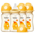 YOHKOH PPSU Baby Bottle Wide Neck - Newborn Anti-Colic Pack of 4