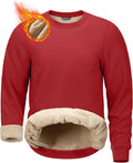 G Gradual Sherpa Lined Sweatshirts for Men - Warm Fleece Crewneck