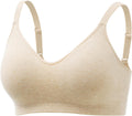 Momcozy Seamless U.S. Cotton Wireless Bra for Everyday Comfort