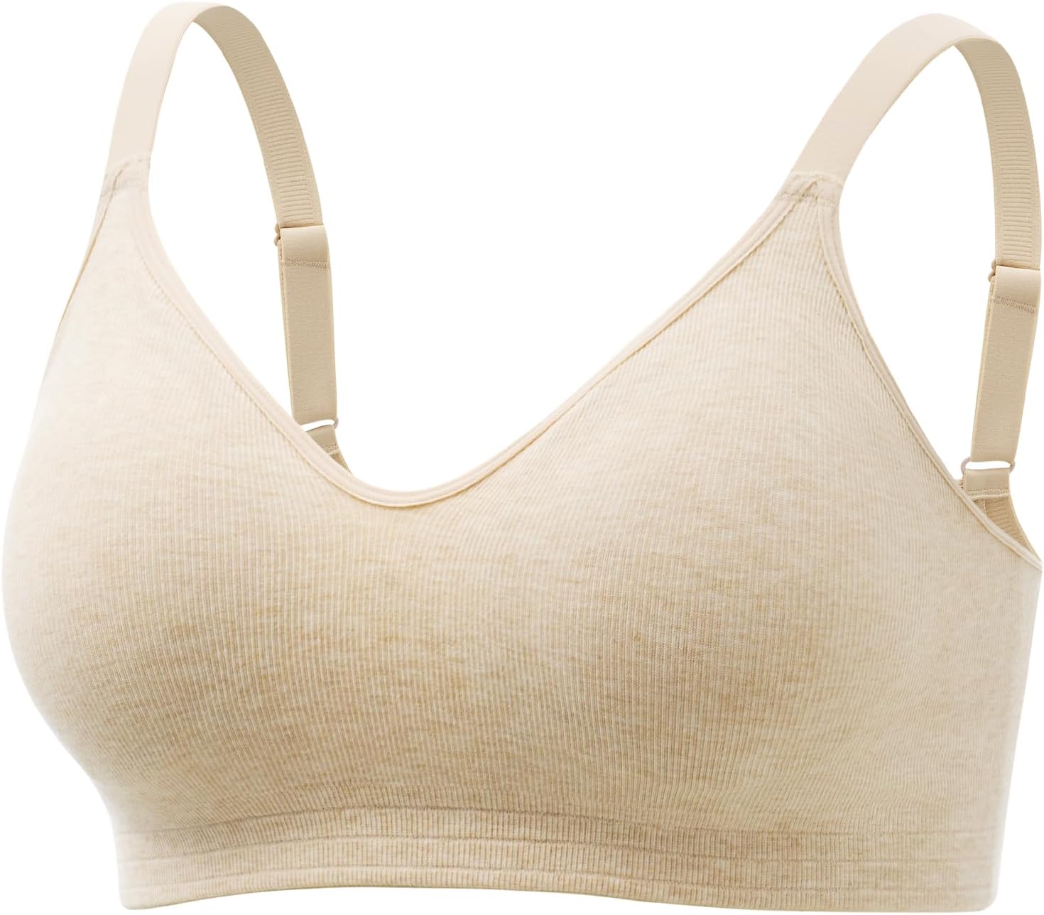 Momcozy Seamless Cotton Wireless Bras for Everyday Comfort