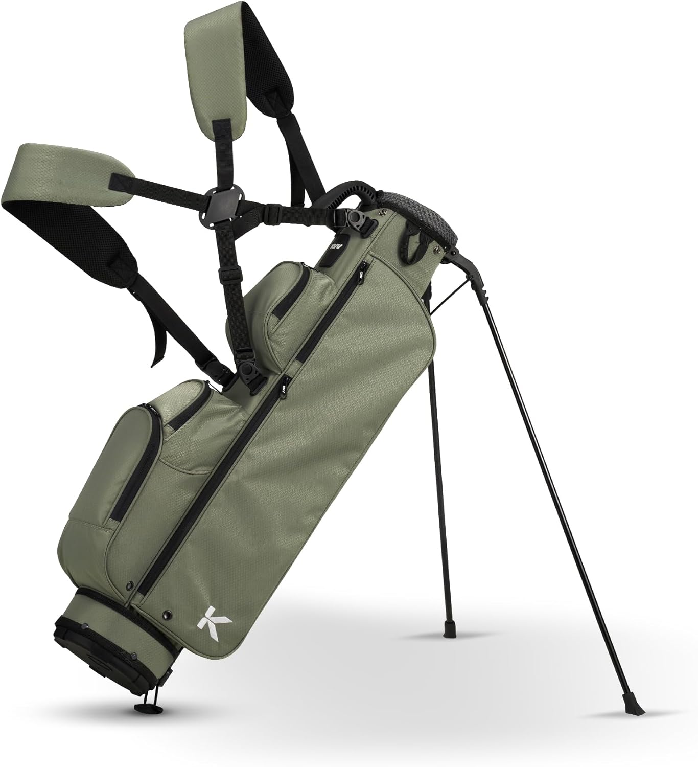KVV Lightweight Pitch and Putt Golf Bag with Stand for Comfort