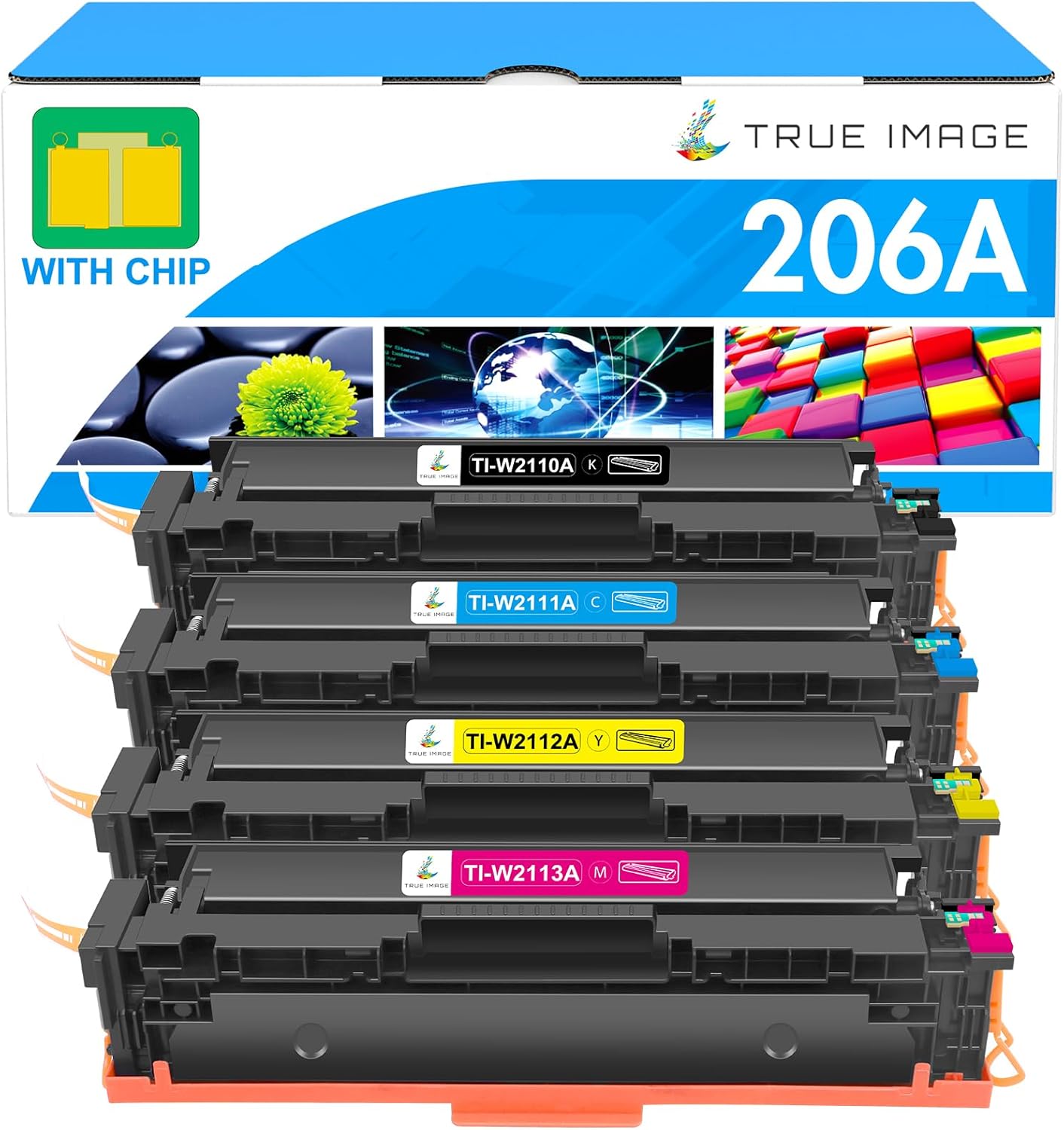 High Yield TRUE IMAGE 206A Toner Set