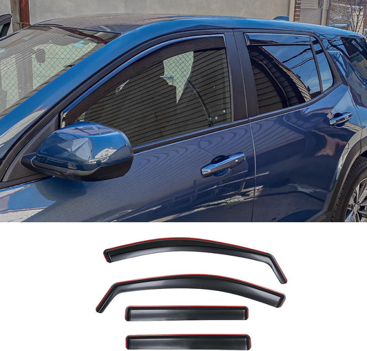 Visor Rain Guards for 2025 2026 Chevrolet Equinox - 4PCS Set