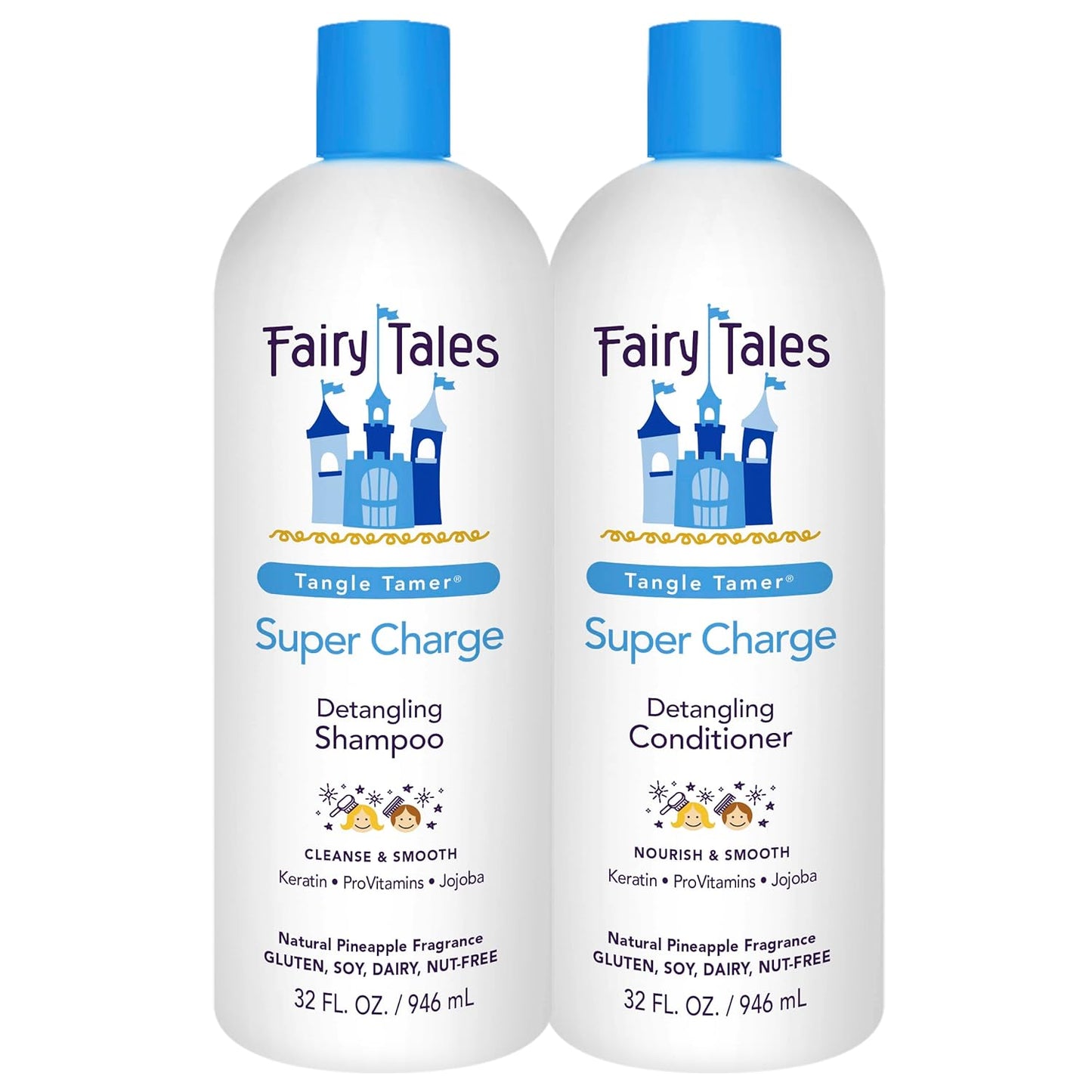 Fairy Tales Tangle Tamer Shampoo and Conditioner Set for Kids