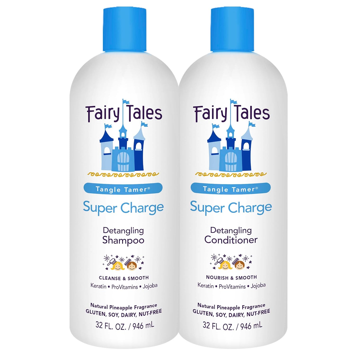Fairy Tales Tangle Tamer Shampoo and Conditioner Set for Kids