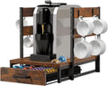 Evermagin Coffee Pod Holder Vertuo Pod Organizer - Rustic Brown