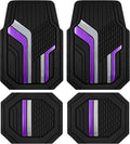 Skechers Heavy Duty Rubber Car Floor Mats - All-Weather Protection