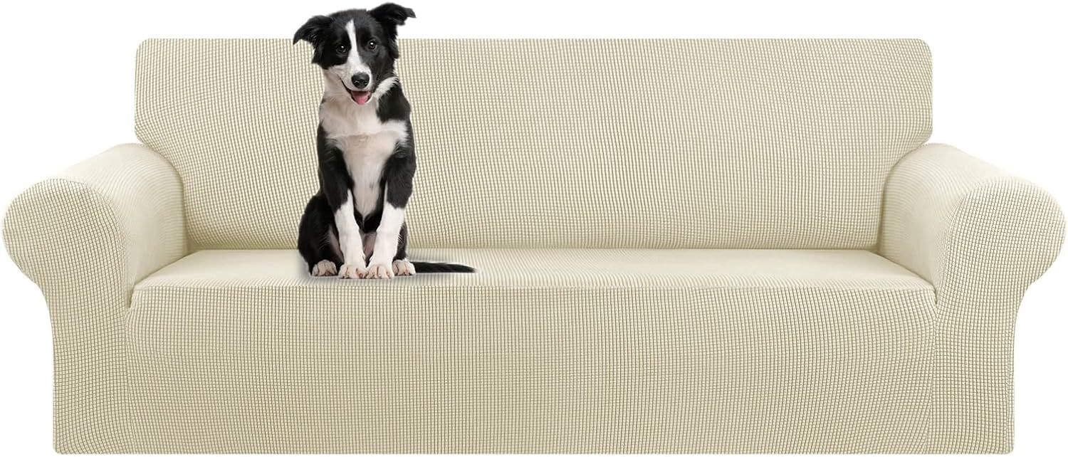KEKUOU Stretch Oversized Sofa Slipcover for 4 Seater Couches