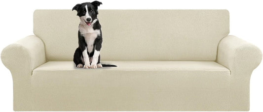 KEKUOU Stretch Oversized Sofa Slipcover for 4 Seater Couches