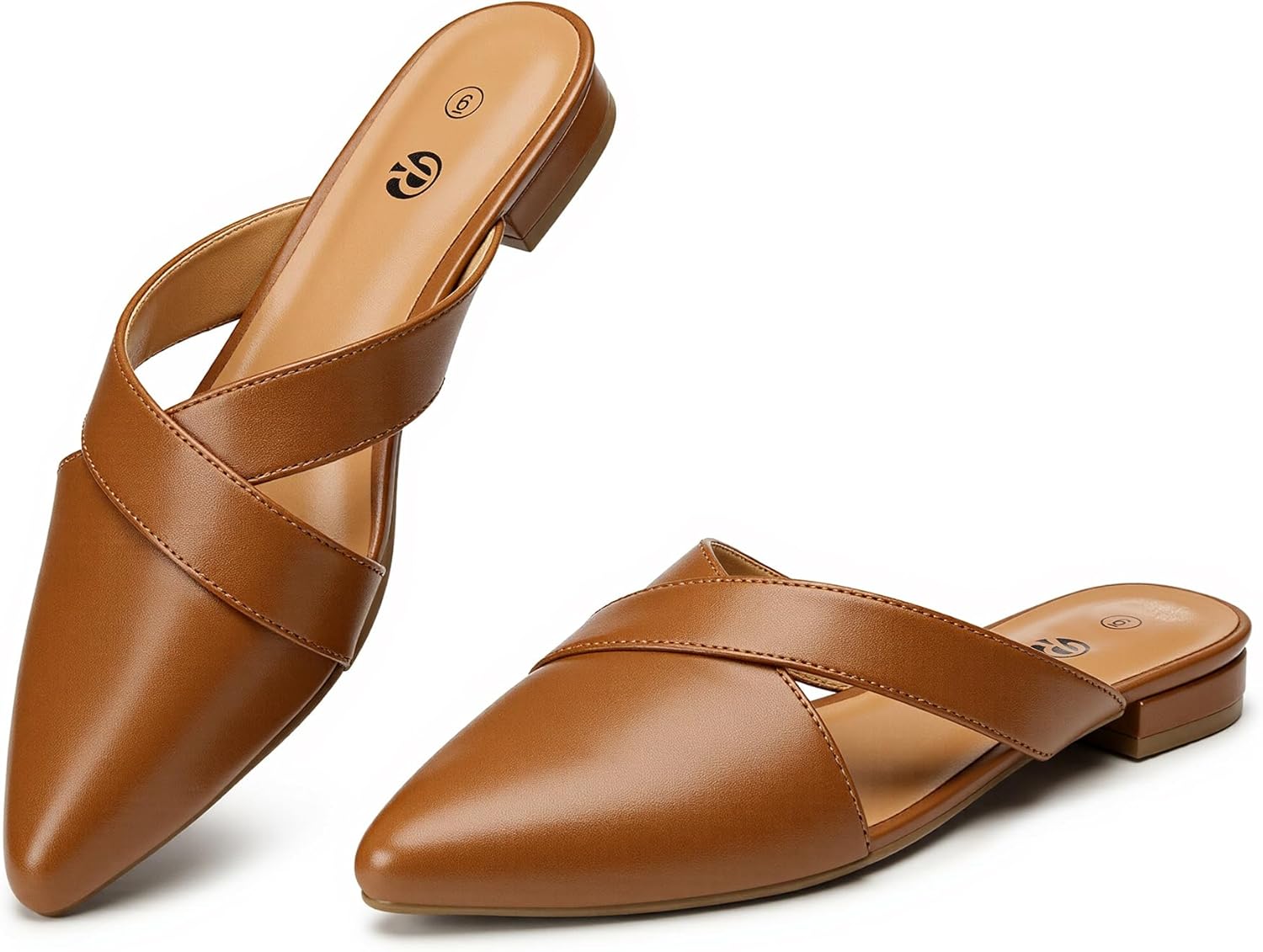 Rekayla Women's Mules Closed Pointed Toe Flats for All Occasions
