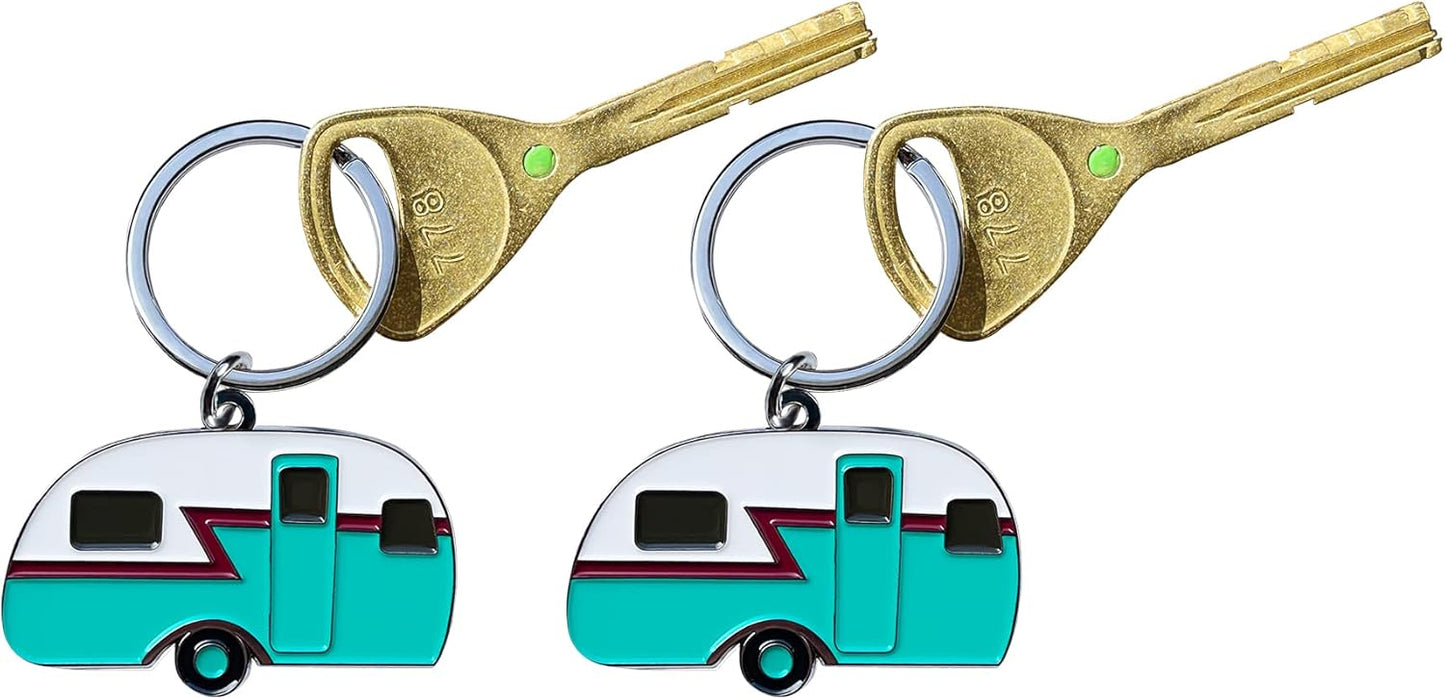 Camper Keychain Set - Retro Camping Gift