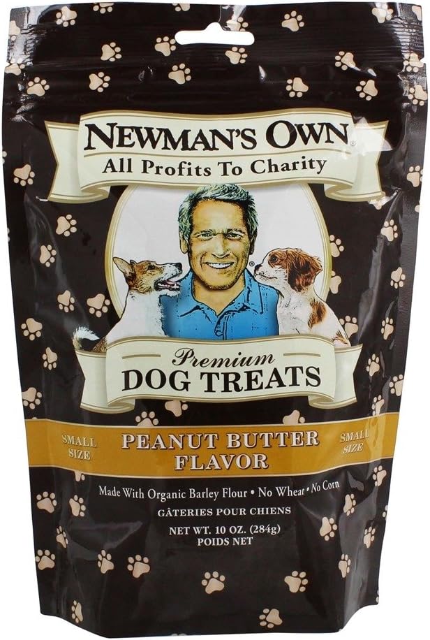 Newman's Own Dog Biscuits Peanut Butter Formula Small Treats
