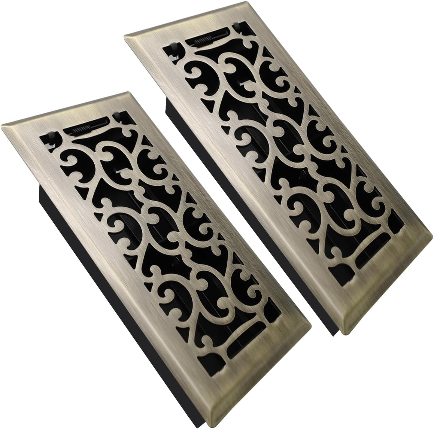 4x8 Inches Air Floor Vents for Home - Heavy Duty Steel Covers