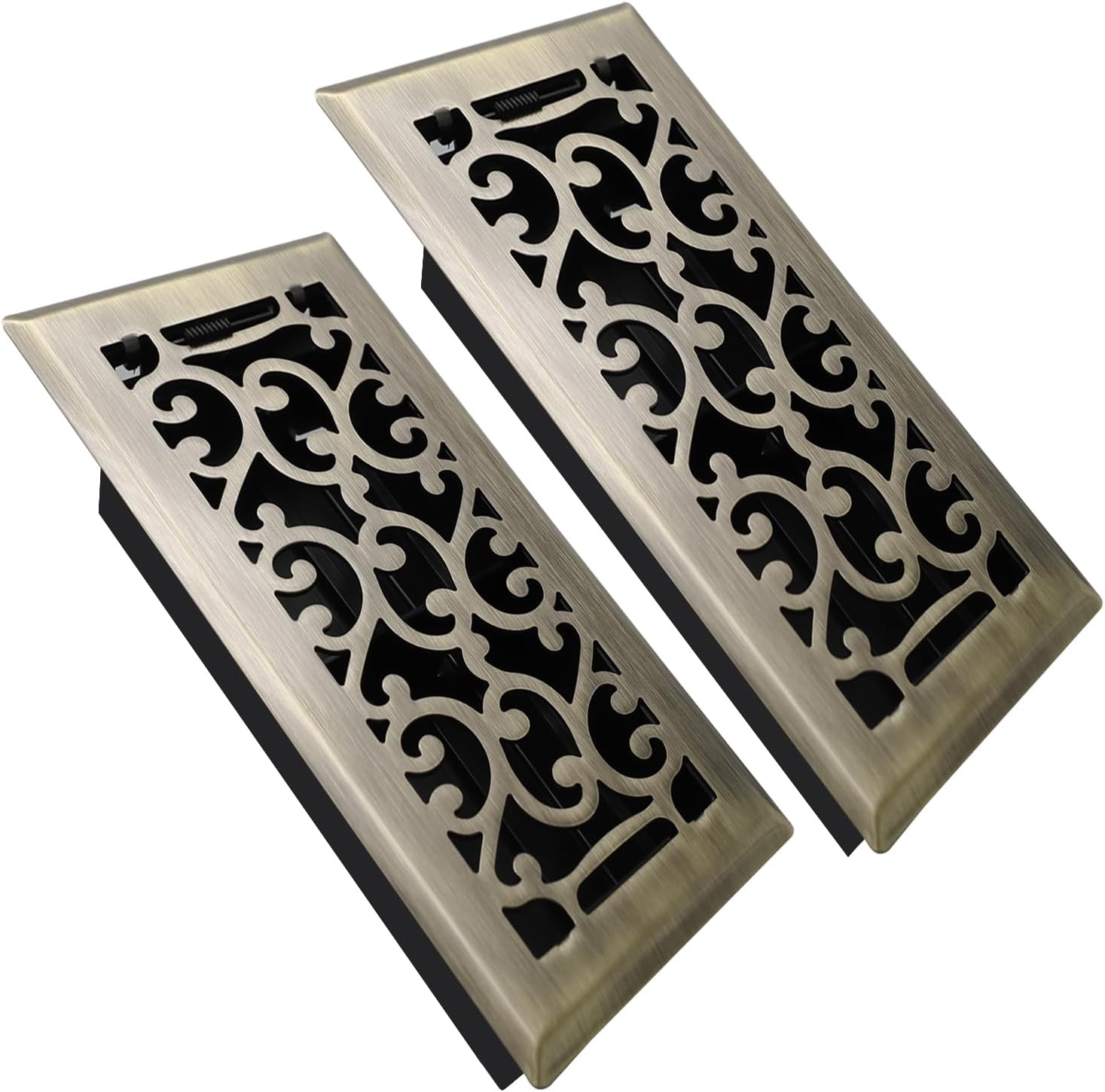 4x8 Inches Air Floor Vents for Home - Heavy Duty Steel Covers
