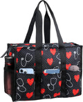 Nurse Bags for Work Canvas Tote - Medium or Large Nursing Organizer