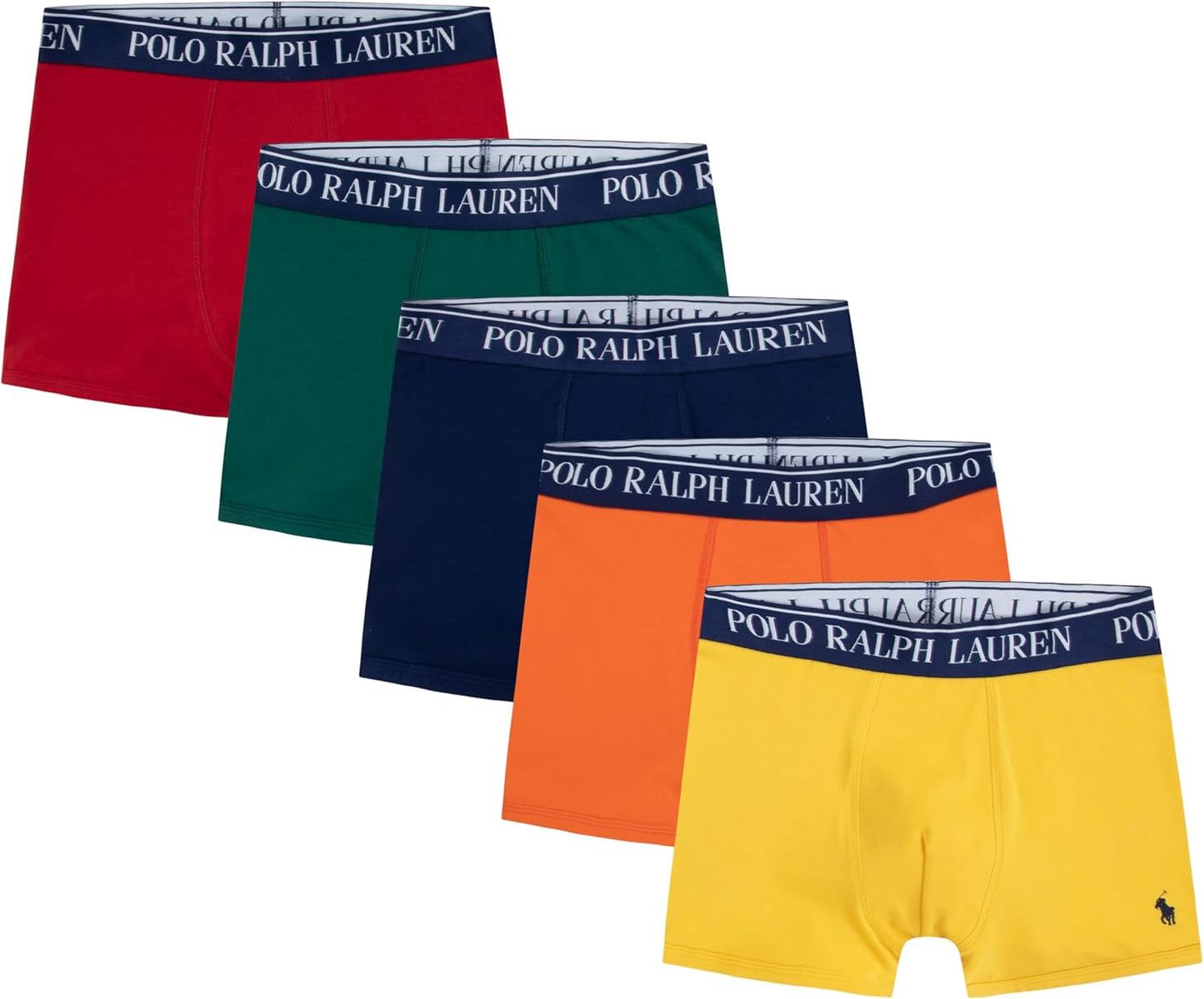 POLO RALPH LAUREN Boys 5-Pack Boxer Briefs for Ultimate Comfort