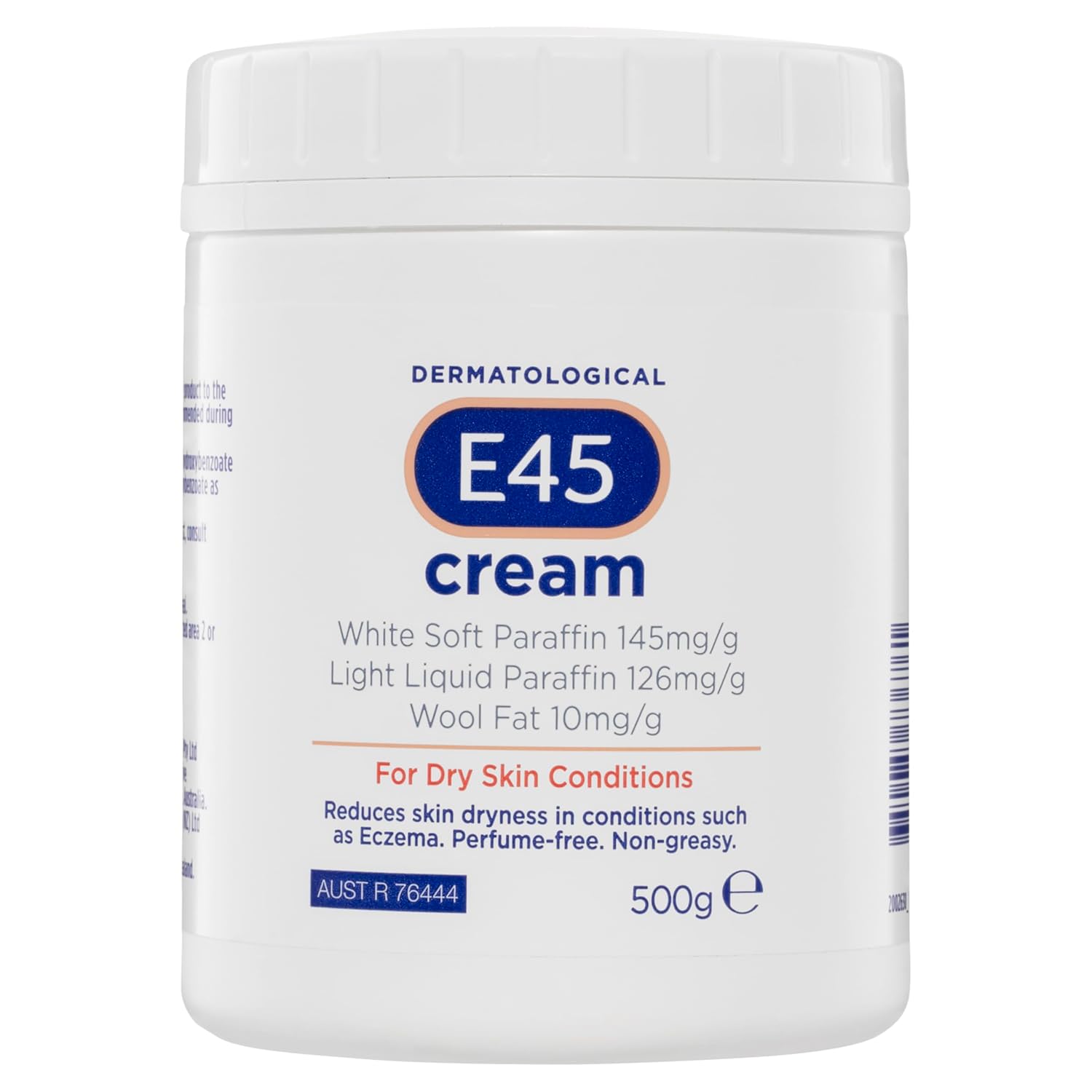E45 Moisturiser Cream for Dry Skin, Eczema, and Psoriasis