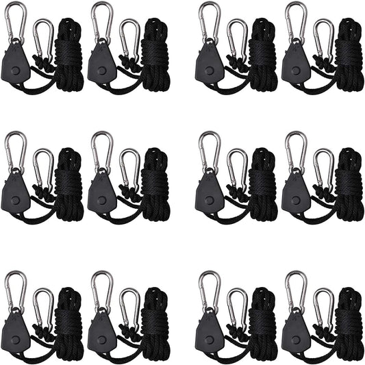 Zazzy 1/8 Heavy-Duty Rope Hangers - 150lbs Capacity