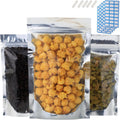 300-Pack Reclosable Large Mylar Bags 7.9in x 11.8in - Bulk Food