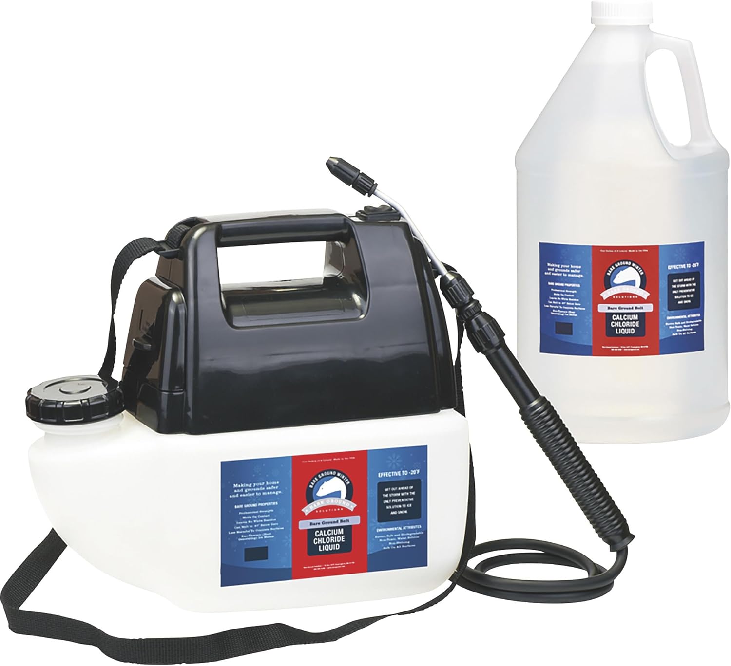 Bare Ground Bolt BGBPS-1C Fast-Acting CaCl2 Ice Melt Liquid