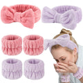 WHAVEL Spa Headband & Wristband Set - Ultimate Skincare Kit