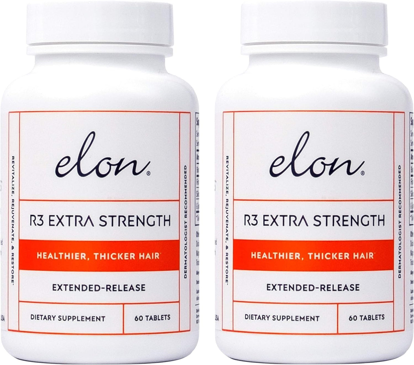Elon R3 Extra Strength Hair Growth Supplements for Women