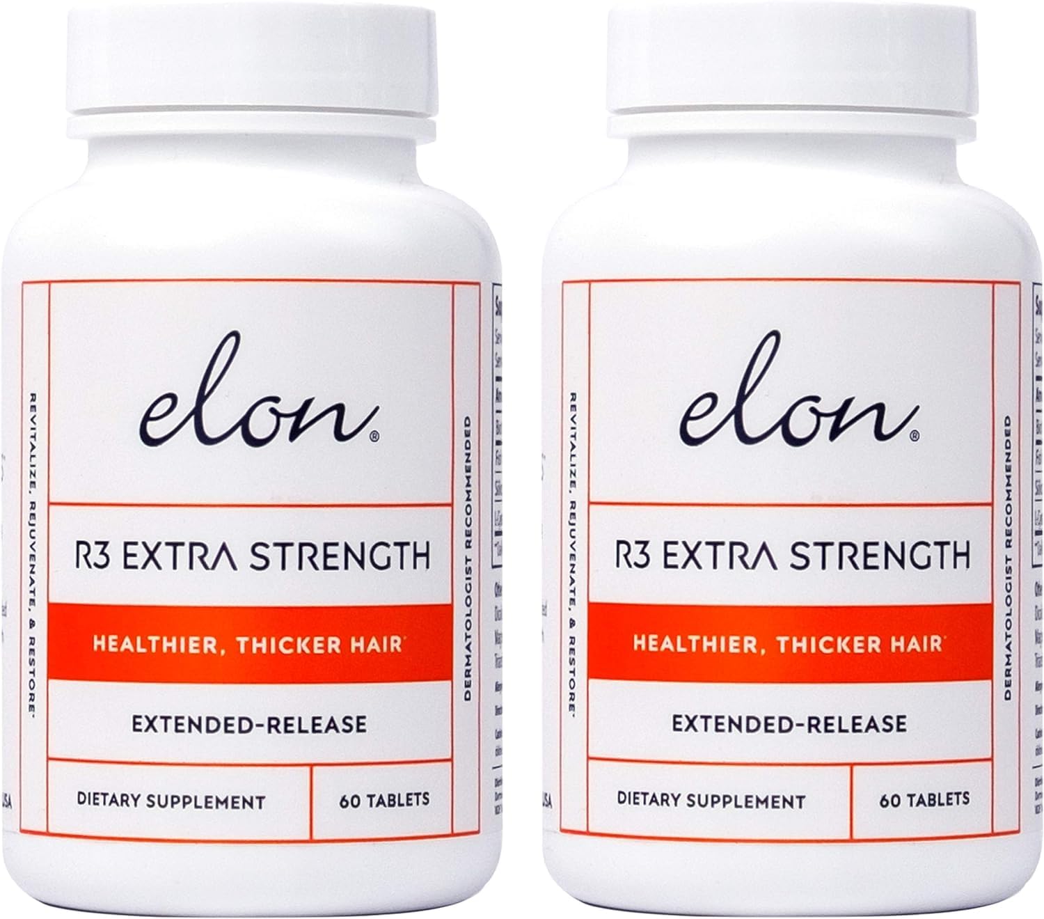 Elon R3 Extra Strength Hair Growth Supplements for Women