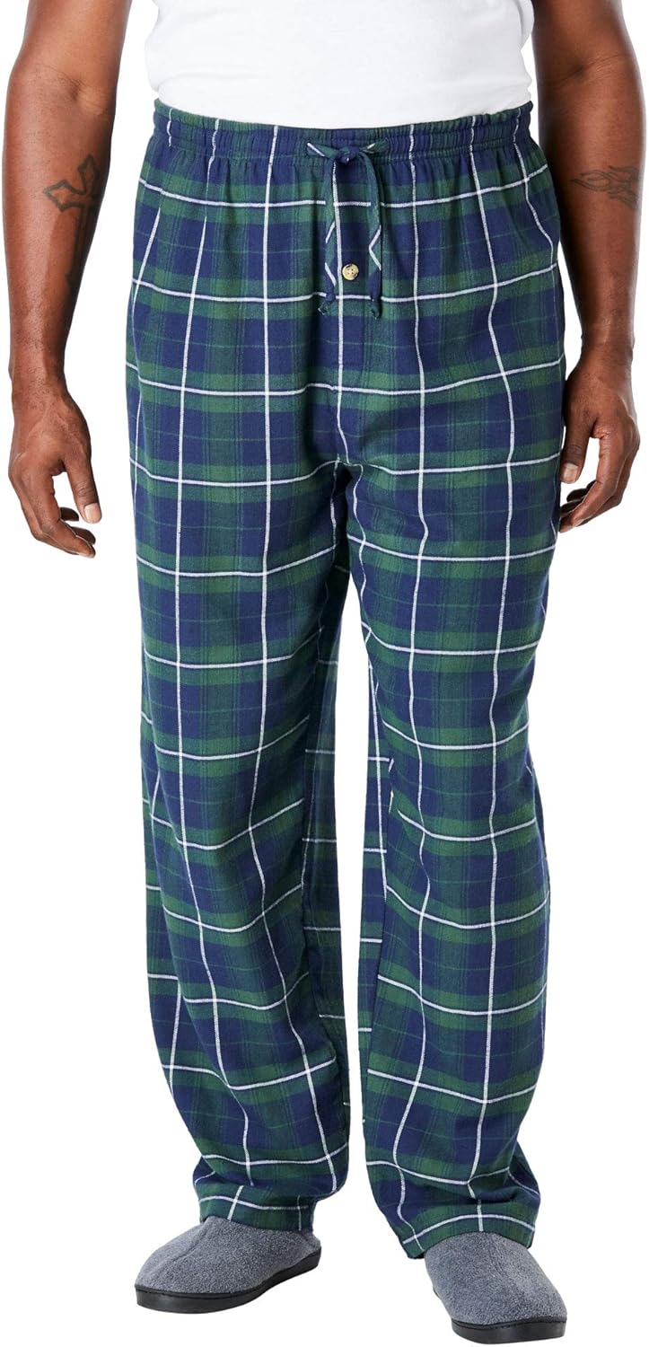KingSize Men's Big & Tall Flannel Plaid Pajama Pants Review