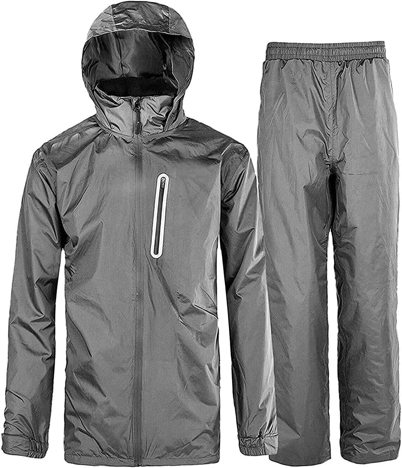SWISSWELL Waterproof Hooded Rain Suit for Ultimate Protection
