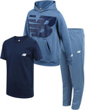 New Balance Boys Sweat Suit Set - 3 Piece Tracksuit
