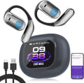 AI Real-Time Translation Earbuds - 144 Languages, LCD Touch Case