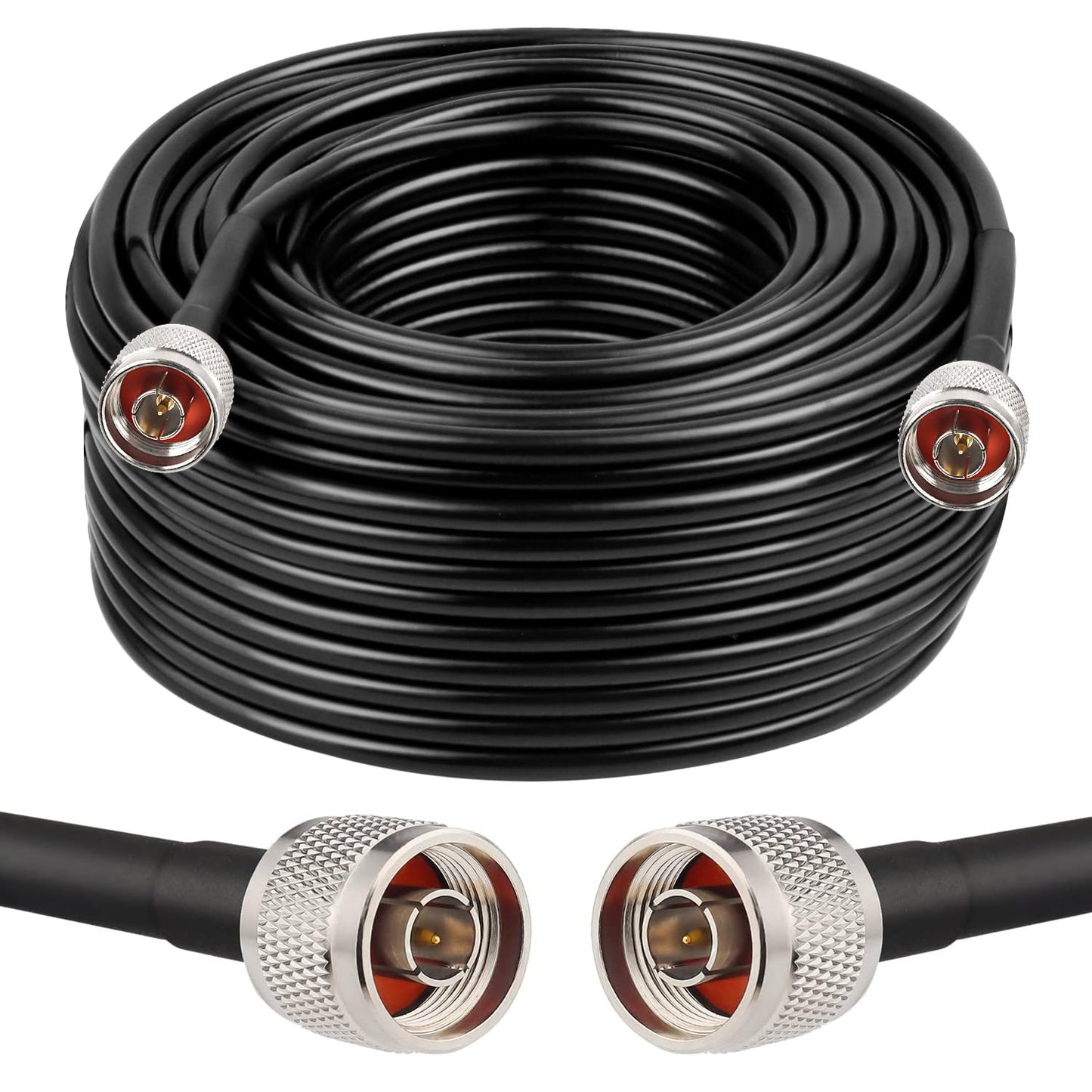 KMR240 N Cable 100FT Ultra Low Loss N Male to N Male Connection